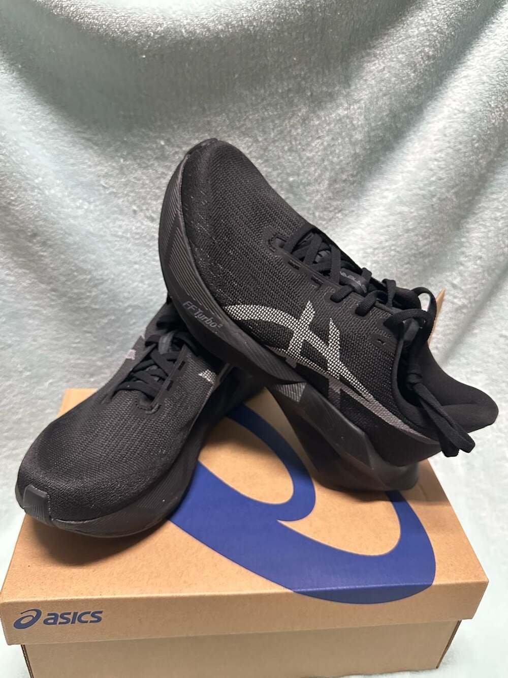 Asics Novablast 6 Men's Running Shoes Black/Black Size 7.5